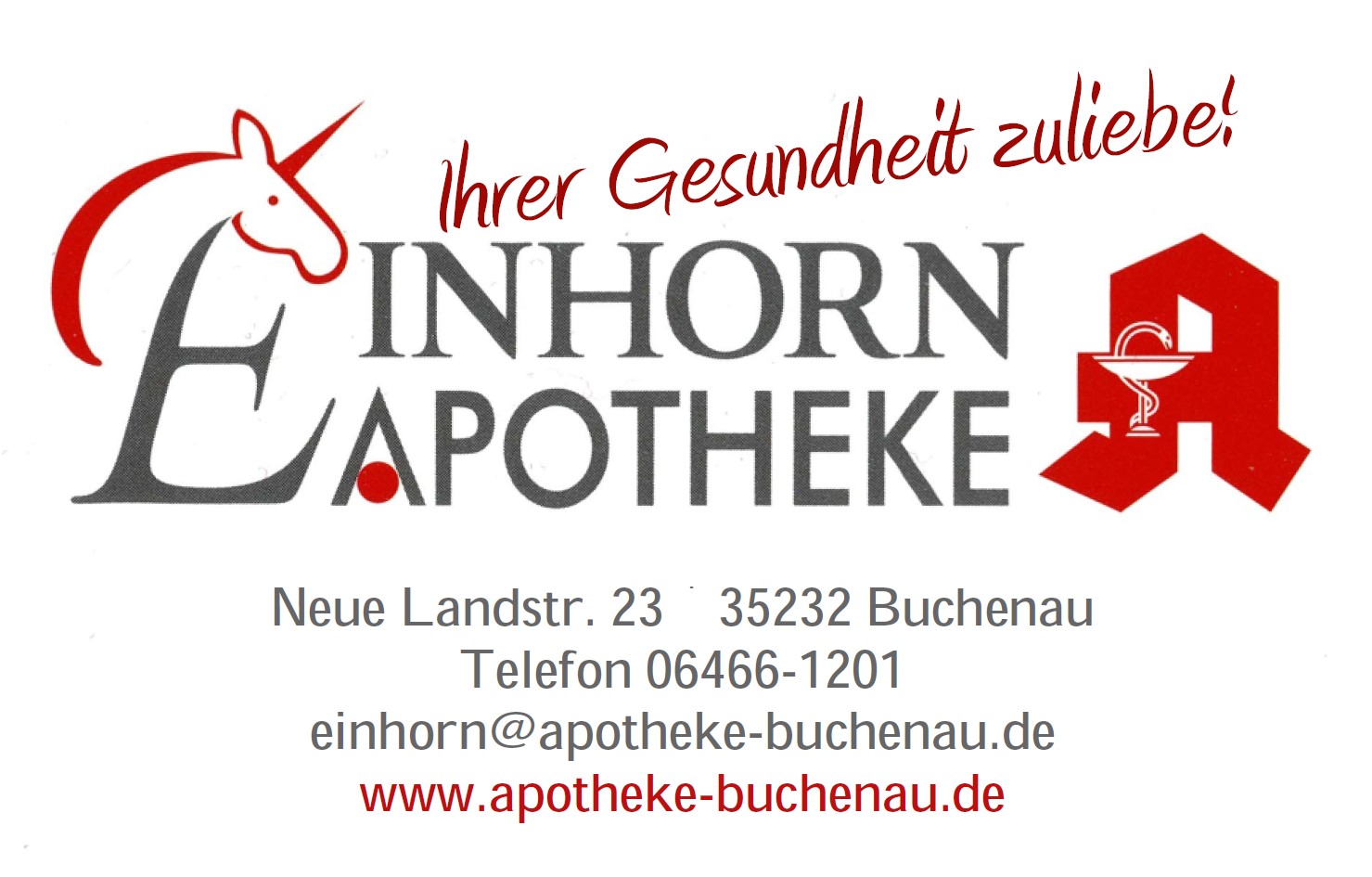 Einhorn Apotheke Buchenau