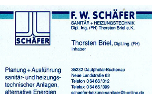 F. W. Schäfer Sanitär + Heizungstechnik